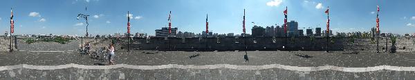 Panorama(s) of Xi'an from the southwest corner of the city wall